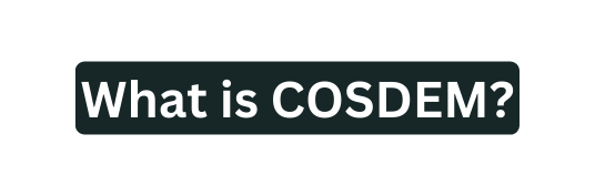 What is COSDEM